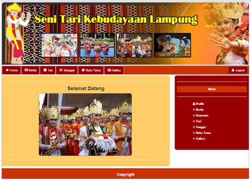 Mahasiswi Darmajaya Rancang Website Informasi Seni Tari Provinsi Lampung
