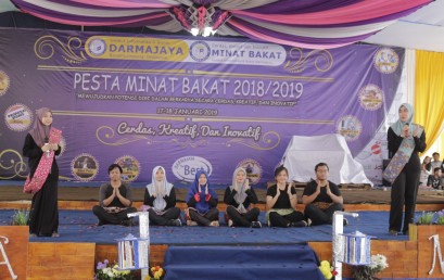 Pesta Minat Bakat IIB Darmajaya Dibuka, Delapan Mahasiswa/i Asal Malaysia Menari dan Bernyanyi