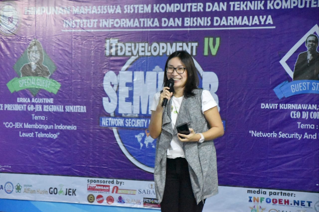 Seminar IT Darmajaya, Gojek Kisahkan Jadi Startup Terbesar di Indonesia