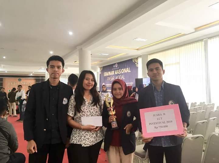 Mahasiswa IIB Darmajaya Juara Dua LCT Pasar Modal Investival 2019