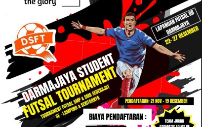 Daftarkan Tim Kalian di Darmajaya Student Futsal Tournament 2019