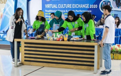 IIB Darmajaya Kenalkan “Geguduh” dalam Virtual Culture Exchange