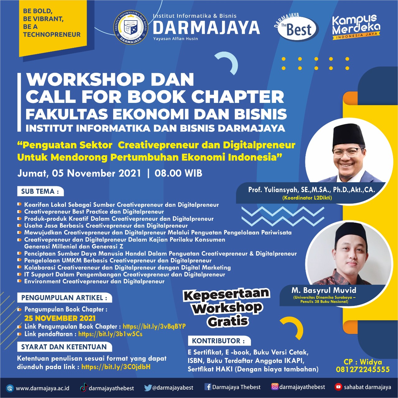 Workshop dan Call for Book Chapter