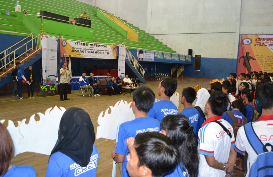 Ratusan Pelajar dan Mahasiswa se-Indonesia Antusias Ikuti “Darmajaya National Futsal Tournament 2013