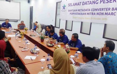 Perpusnas RI Sosialisasi Metadata Indonesia One Searchdi Darmajaya
