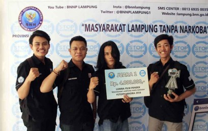 Progress Karya UKM DCFC JuaraiLomba Film PendekBNN Lampung