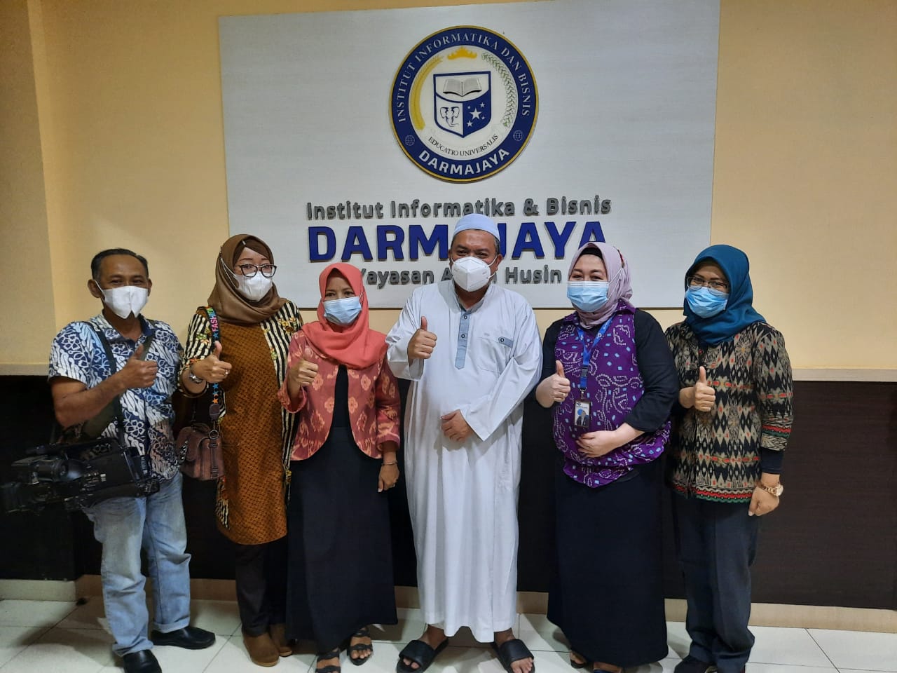 Sharing Pelaksanaan Festival Film, TVRI Stasiun Lampung Kunjungan ke IIB Darmajaya