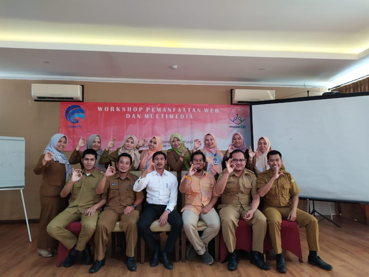Dosen IIB Darmajaya Isi Workshop Pemanfaatan Web dan Multimedia Diskominfo Kota Bandar Lampung