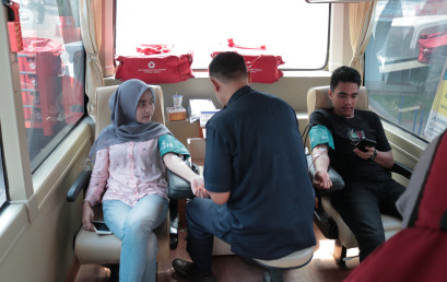 KSR PMI Darmajaya – UTD Pembina PMI Provinsi Lampung Gelar Donor Darah