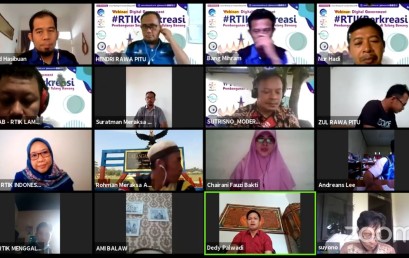 Seminar Daring RTIK Berkreasi, Dosen IIB Darmajaya Bicara Konsep Smart Village