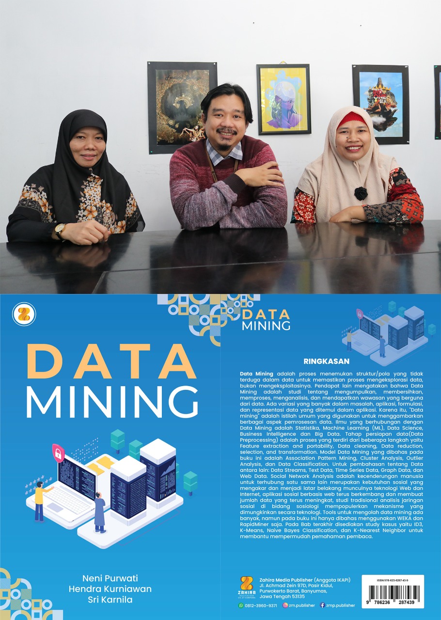 Dosen Prodi Sistem Informasi Kampus The Best ini Terbitkan Buku Data Mining