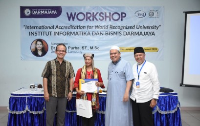 Tingkatkan Mutu, IIB Darmajaya Gelar Workshop International Accreditation