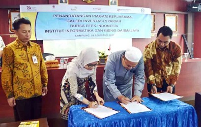 Darmajaya Buka Galeri Investasi Syariah BEI Pertama di Lampung