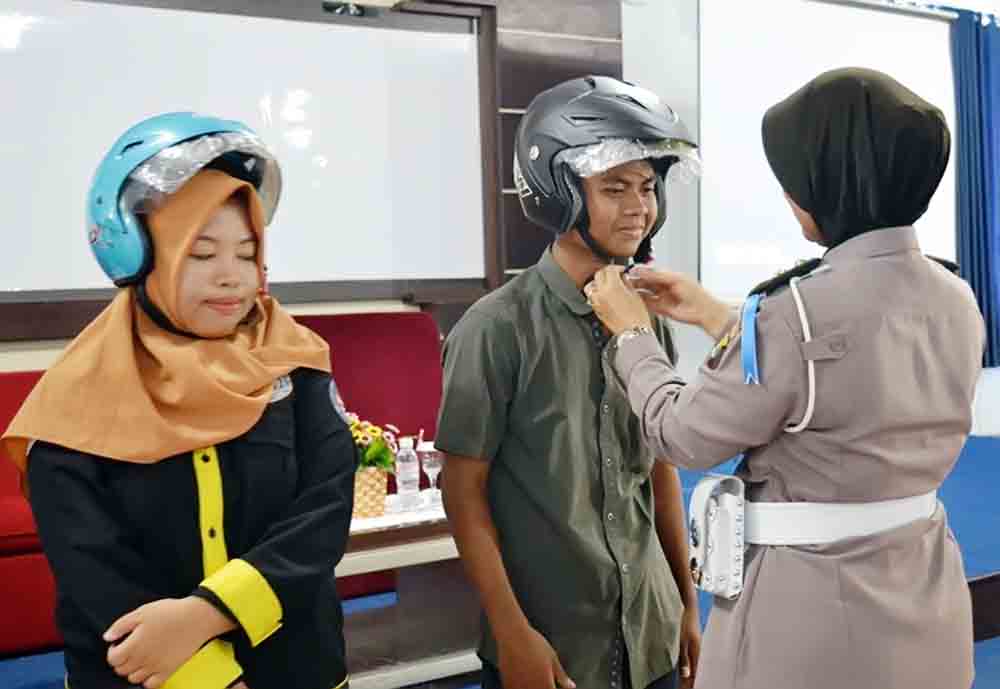 Polda Lampung Ajak Mahasiswa Darmajaya Beretika Berlalu Lintas
