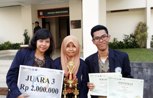 Mahasiswa IBI Darmajaya Juara 3 Widyatama Manajemen Competition 2014 Tingkat Nasional