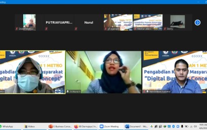 Dosen Kampus Terbaik di Lampung Kenalkan Startup kepada Pelajar SMAN 1 Metro