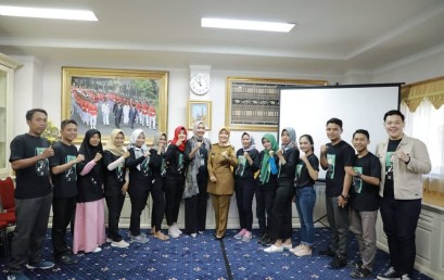 Mahasiswi IIB Darmajaya Jadi Aspri Wagub Lampung : Senang Tambah Wawasan