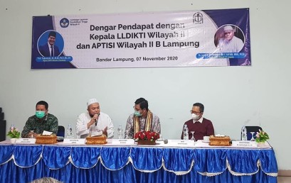 APTISI B Lampung Dukung LLDikti Wilayah II Tingkatkan Publikasi Ilmiah