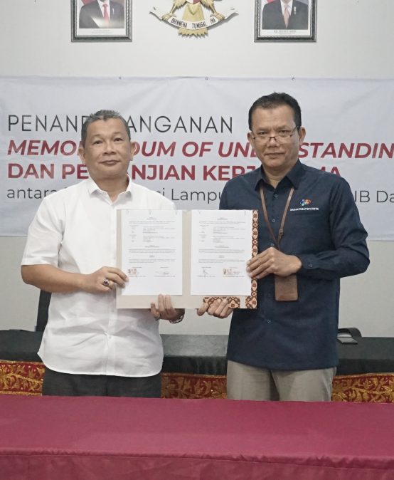 Jalin MoU dan PKS dengan BPS Provinsi Lampung, IIB Darmajaya akan Ada Pojok Statistik