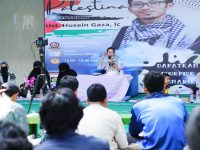 Ustaz Muhammad Husein Gaza “Edukasi Palestina” kepada Jamaah Masjid Baitul Ilmi Darmajaya