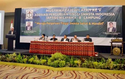 Firmansyah Ketua Terpilih APTISI Wilayah II-B Lampung