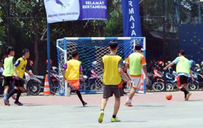 31 Tim Unjuk Kemampuan di Futsal Competition Pesta Minat Bakat Darmajaya