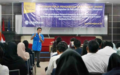 Siap Kembangkan Potensi Lamteng 410 Mahasiswa PKPM Darmajaya Ikut Pembekalan
