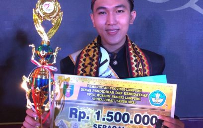 Riki Okta Saputra Raih Juara Duta Museum Lampung 2021