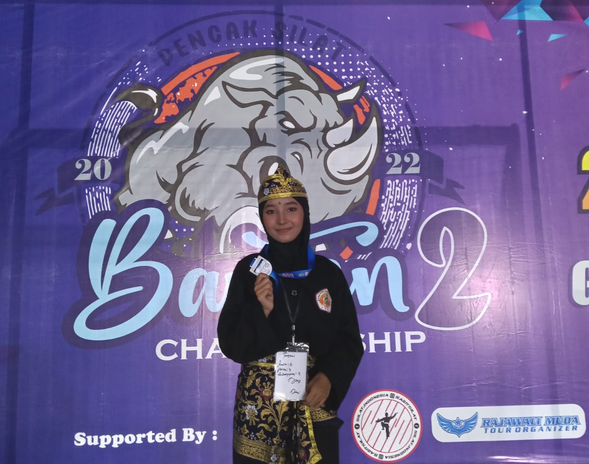 Mahasiswi Prodi Sistem Informasi ini Juara di Kejurnas Pencak Silat Banten Championship 2