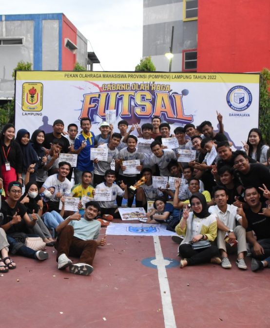 Kampus The Best IIB Darmajaya Juara Futsal Pomprov 2022