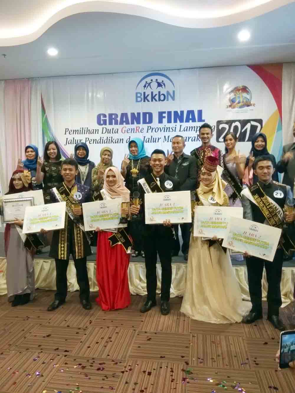 Juarai Duta Genre 2017, Anggi Siap Wakili Lampung Ke Tingkat Nasional