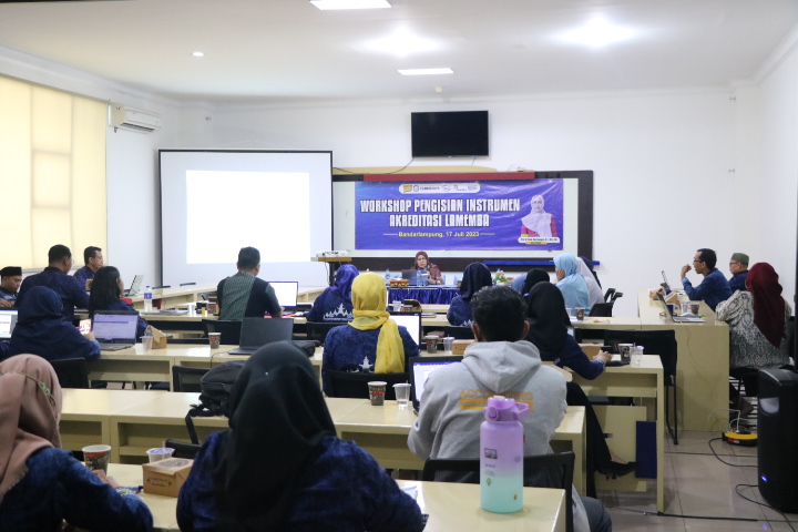 FEB IIB Darmajaya Gelar Workshop Pengisian Instrumen Akreditasi Lamemba