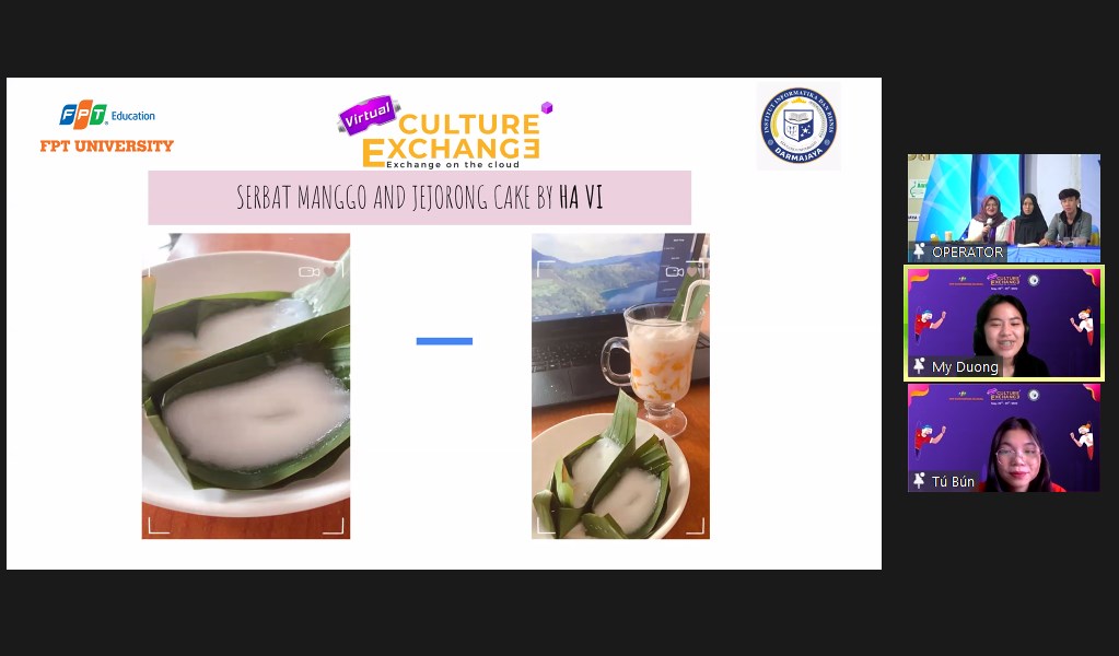 Serbat Mango dan Jejorong Cake FPT University