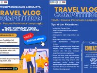 Menangi Travel Vlog Competition, Kamu Kuliah Gratis di Prodi Pariwisata Kampus The Best Ini
