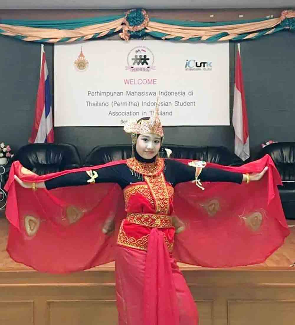 Mahasiswa Darmajaya Tampilkan Lagu dan Tarian Indonesia di Thailand