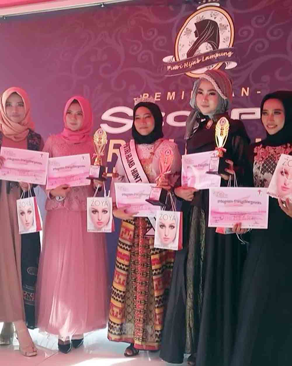Mahasiswa Darmajaya Juara III Puteri Hijab Hunt 2018 Lampung Tengah