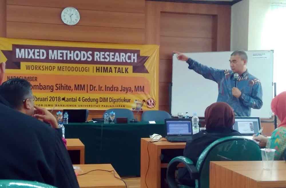 Dosen Darmajaya Sebagai Pemateri Workshop Mixed Methods Research UNPAD