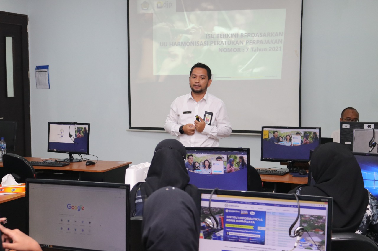 Relawan Pajak IIB Darmajaya Terima Pelatihan dari DJP Bengkulu-Lampung
