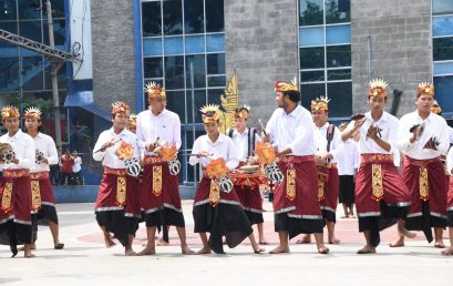 Pelajar dan Mahasiswa Hindu se Lampung Ikuti Parade Budaya VI UKM Permadu IIB Darmajaya