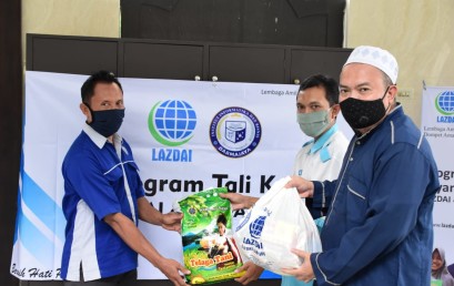 IIB Darmajaya – LAZDAI Lampung Bagikan 100 Paket Sembako