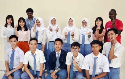 Mahasiswa Mancanegara Kenalkan Internasionalisasi Kepada Pelajar Lampung