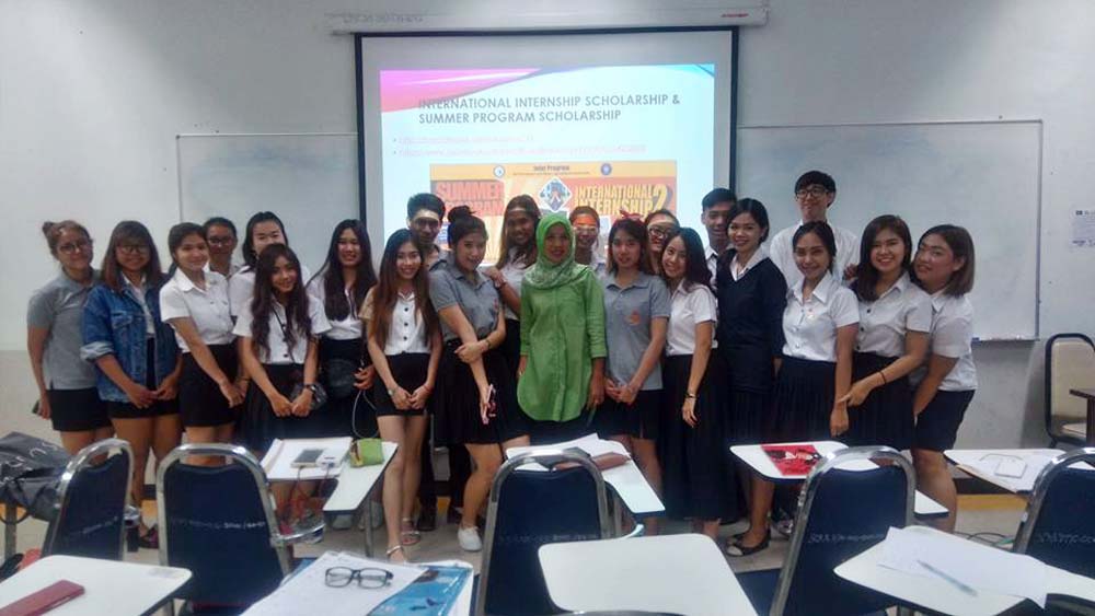 Dosen Darmajaya Mengajar Kelas Internasional di Thailand
